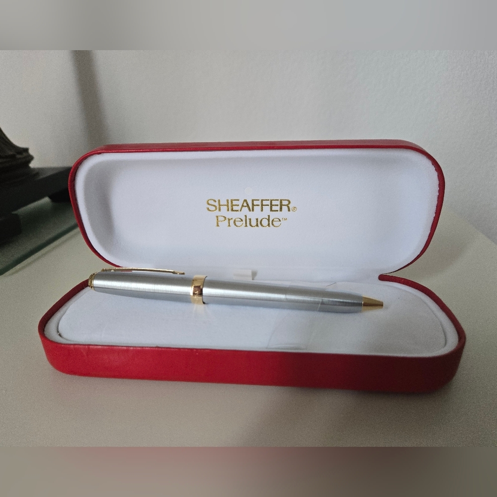 Like New Sheaffer Prelude BR Chrome Ballpoint Medium